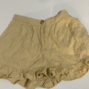 Glassons flowy yellow shorts